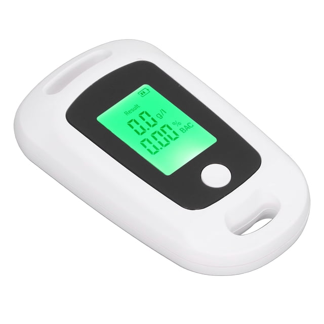 Alcoholímetro Portátil, Probador De Alcohol De Precisión Profesional, Indicación De Tres Colores, Carga USB Y Diseño De Orificio Para Colgar Para Uso Personal Y De Fiesta