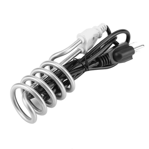 Fast Portable Electric Stainless Steel Immersion Water Heater Boiler - US Plug 110V