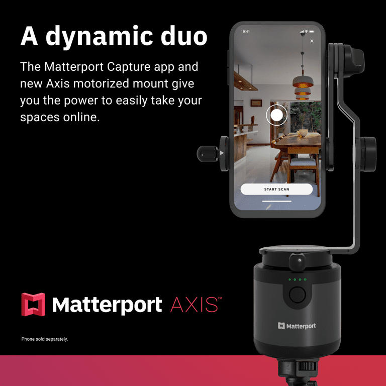 【新品同等】Matterport Axis Free Shipping! Matterport Axis Gimbal Stabilizer for Smartphone