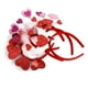 thumbnail image 5 of SUSUchens Diadema elástica para mujer, estilo San Valentín, con plumas decorativas, lentejuelas brillantes, antideslizante, accesorio para fotos, para boda, fiesta de graduación, estilo aro para el, 5 of 8