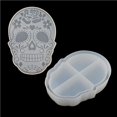 thumbnail image 2 of Molde De Soporte Para Joyas, Estilo Ataúd De Calavera, Caja De Cosméticos De Silicona Blanca, Molde Para Hacer Cajas, Molde De Silicona Artesanal No Tóxico Portátil Para Decoración De Maquillaje Diy Cateissary HA012853-00, 2 of 7