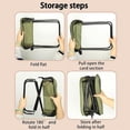 thumbnail image 6 of Foldable Backpack Stool, Portable Mini Outdoor Camping Folding Seat with Adjustable Shoulder Strap, for Camping, Fishing, Hiking, Picnics, Outdoor Barbecue, 6 of 10
