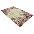thumbnail image 2 of Unique Loom Collection Chromatique Moderne Coloré & Vibrant Abstrait Zone Tapis pour Tout Décor à la Maison, 5 x 8 Pieds, Multi/Beige, 2 of 6