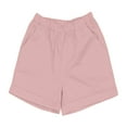 thumbnail image 5 of TTUHYWXI Casual Shorts for Women Elastic Waist Comfy Summer Pull On Solid Color Short with Pockets (Pink, XL), 5 of 5