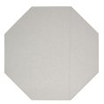 thumbnail image 2 of Furnish My Place Abstract Contemporary Geometrical View Square Pattern Modern Plush Two Tone High Low Pattern Rug, Home Decor Mat, Made in USA - Framed Beige, 2' Octagon - Set of 5, 2 of 5