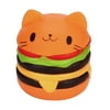 PUYANA christmas decorations home decor Jumbo Cartoon Cat Hamburger Scented Slow Rising Exquisite Kid Soft Toy