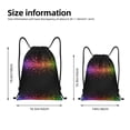thumbnail image 2 of Balery Colorful Sparkling Pattern Drawstring Backpack Bag Sport Gym Sackpack Cinch Bags Pattern Drawstring Backpack Bag Sport Gym Sackpack Cinch Bags -Small, 2 of 6