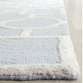 thumbnail image 3 of SAFAVIEH Cambridge Joyce Geometric Shapes Wool Area Rug, Light Blue/Ivory, 9' x 12', 3 of 7