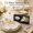 White gold, variant on White and gold two-color design 24-piece silverware set 6, stainless steel tableware set with mirror-polished and ergonomic handles, knives, forks, spoons, for home, wedding and gifts