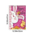 thumbnail image 3 of ChicYu Easter Garden Flag Linen Bunny Egg Printed Outdoor Banner Weather-Proof Hanging Flag for Yard Patio Grass Spring Outdoor Party Decoration, 3 of 7