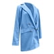thumbnail image 5 of Blazer para mujer, chaqueta lisa con cuello vuelto, abrigo de manga larga, abrigo para mujer, 5 of 5