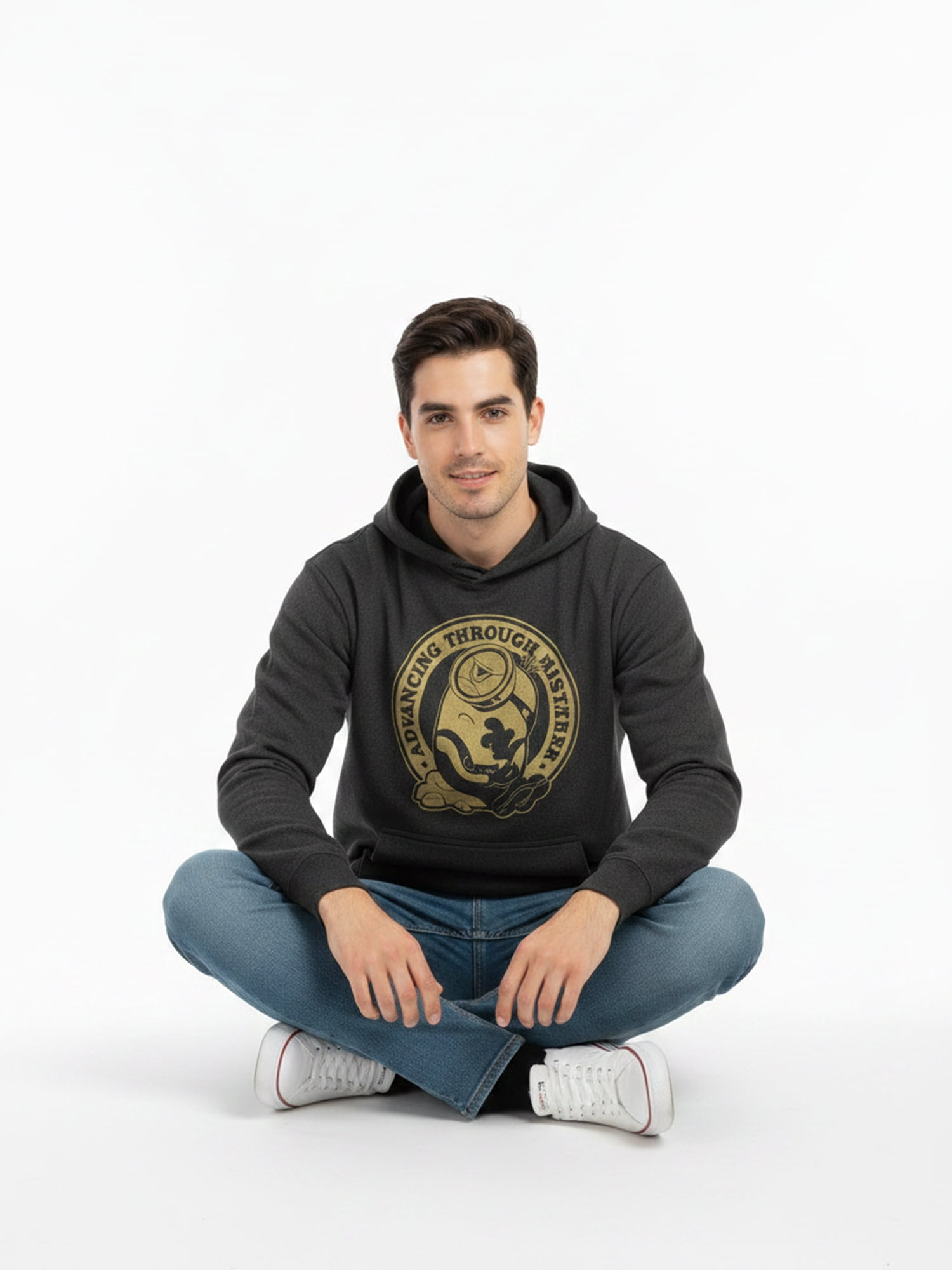 Despicable Me Men's & Big Men's Front & Back Mineral Wash Graphic Hoodie, Advancing Mistakes, Sizes S–3XL