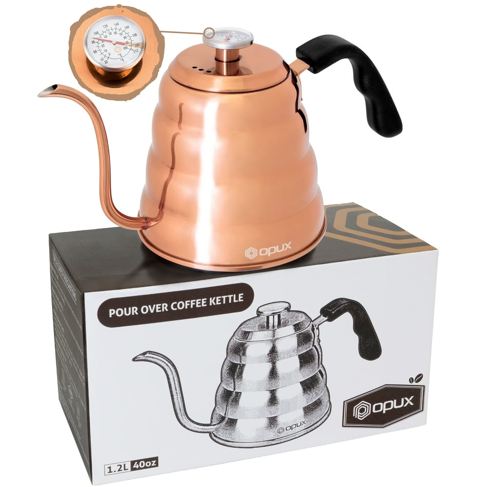 OPUX Gooseneck Kettle for Pour Over Coffee Copper Kettle for Coffee