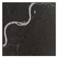 thumbnail image 1 of Chattanooga TN 12"x12" Laser Engraved Matte Black Downtown City Metal Map, 1 of 2