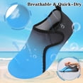 thumbnail image 4 of Barerun Women Men Quick-Dry Aqua Socks Water Shoes with Non-Slip Rubber Sole for Beach River Pool Lake Surf Yoga, 4 of 7