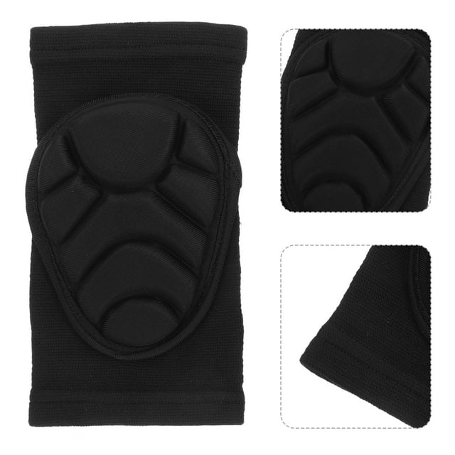 BRIGHTFUFU 1 Pair Elbow Pads For Volleyball Black EVA Foam Joint Protection Unisex