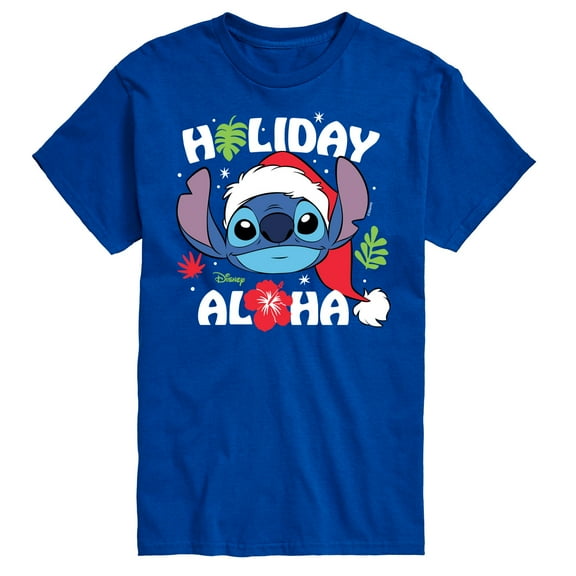 Lilo & Stitch - Holiday Aloha - Men's Short Sleeve Graphic T-Shirt