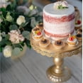 thumbnail image 7 of 10 Pieces Gold Metal Cake Stands Set with Multiple Combination Styles for Wedding Birthday Party Dessert Display Tower, 7 of 7