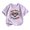 Purple, variant on Girls Crew Neck Printed Short Sleeve T-shirt for Back to School,Comfortable Casual Kids Tops,Matches Pants and Skirts