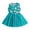 Green, variant on Little Girls Cotton Dress Sleeveless Dinosaur Princess Kids Toddler Baby Bow Girls Tulle Dresses Girls Black Dress