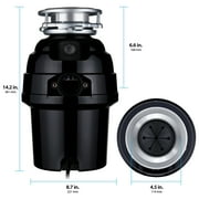 Waste Maid Deluxe 3/4 HP Continuous Feed Garbage Disposal 10-US-WM-458-3B
