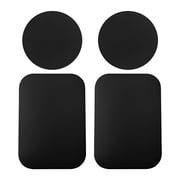 GJX 4-Pack Magnetic Phone Mount Plates, Stainless Iron Car Holder