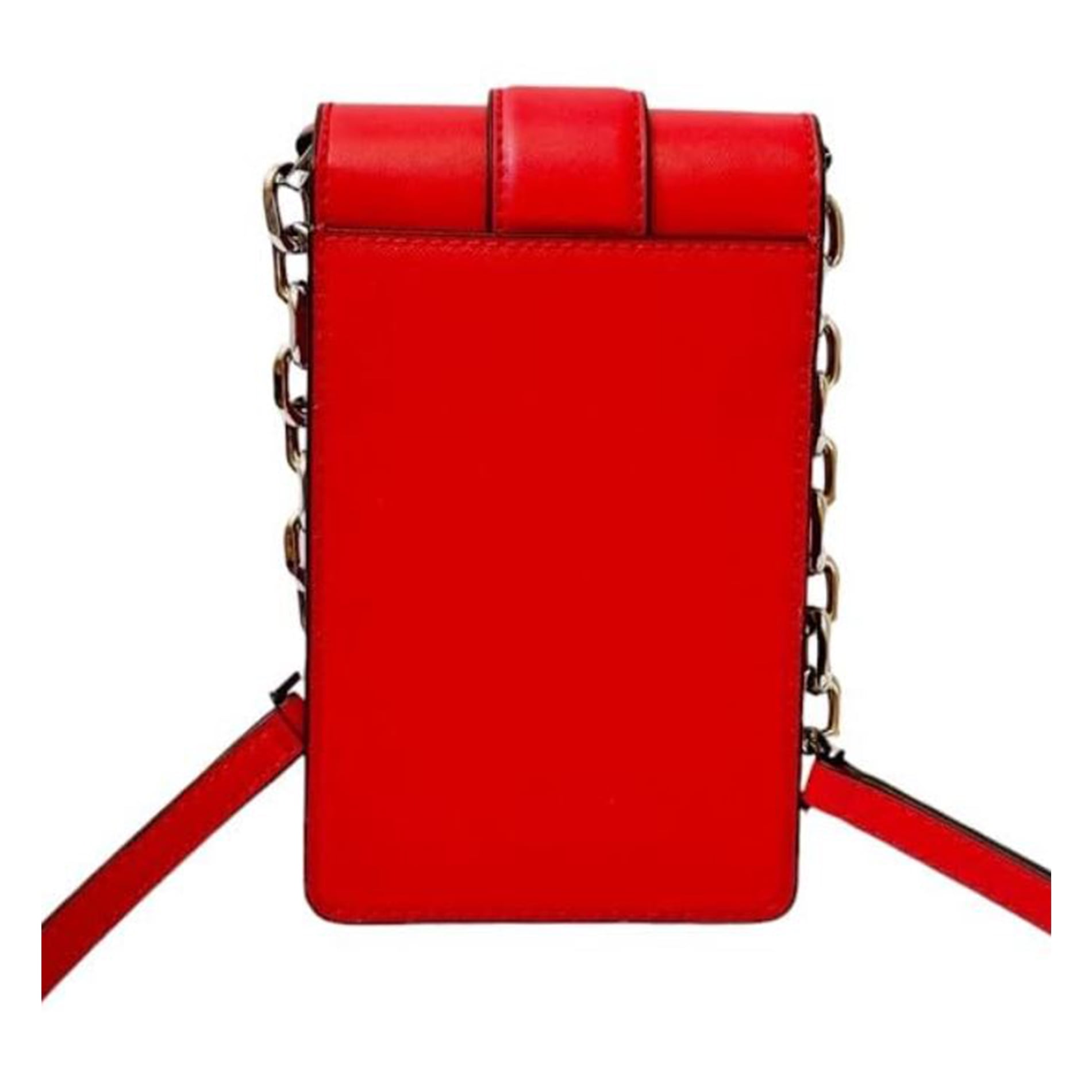 Michael Kors Womens Carmen Small Logo Smartphone Crossbody Bag (Red)  35H3SNMC5L-red