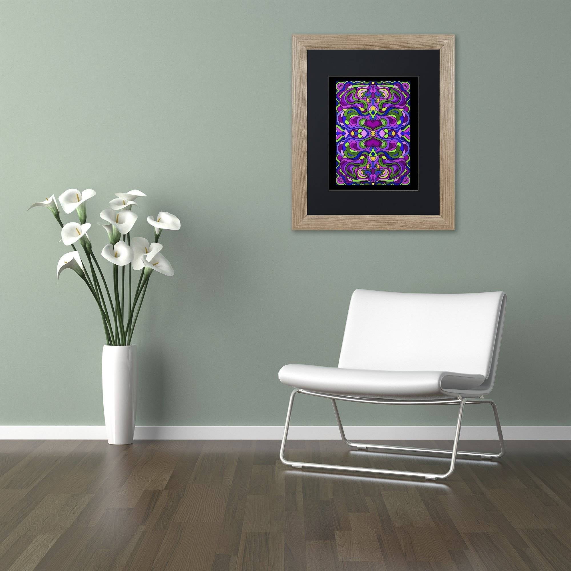 Trademark Fine Art "Ripples Roaring" Canvas Art by Kathy G. Ahrens, Black Matte, Birch Frame