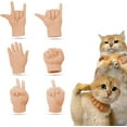 thumbnail image 2 of 6PCS Little Hands, Tiny Hands Toys for Cat，Unique Cat Paw Accessories Stretchable Rubber Hands Cat Toy Funny Interactive Toys for Cats and Puppy for Cat Massage Adorable Pet Plaything, 2 of 8