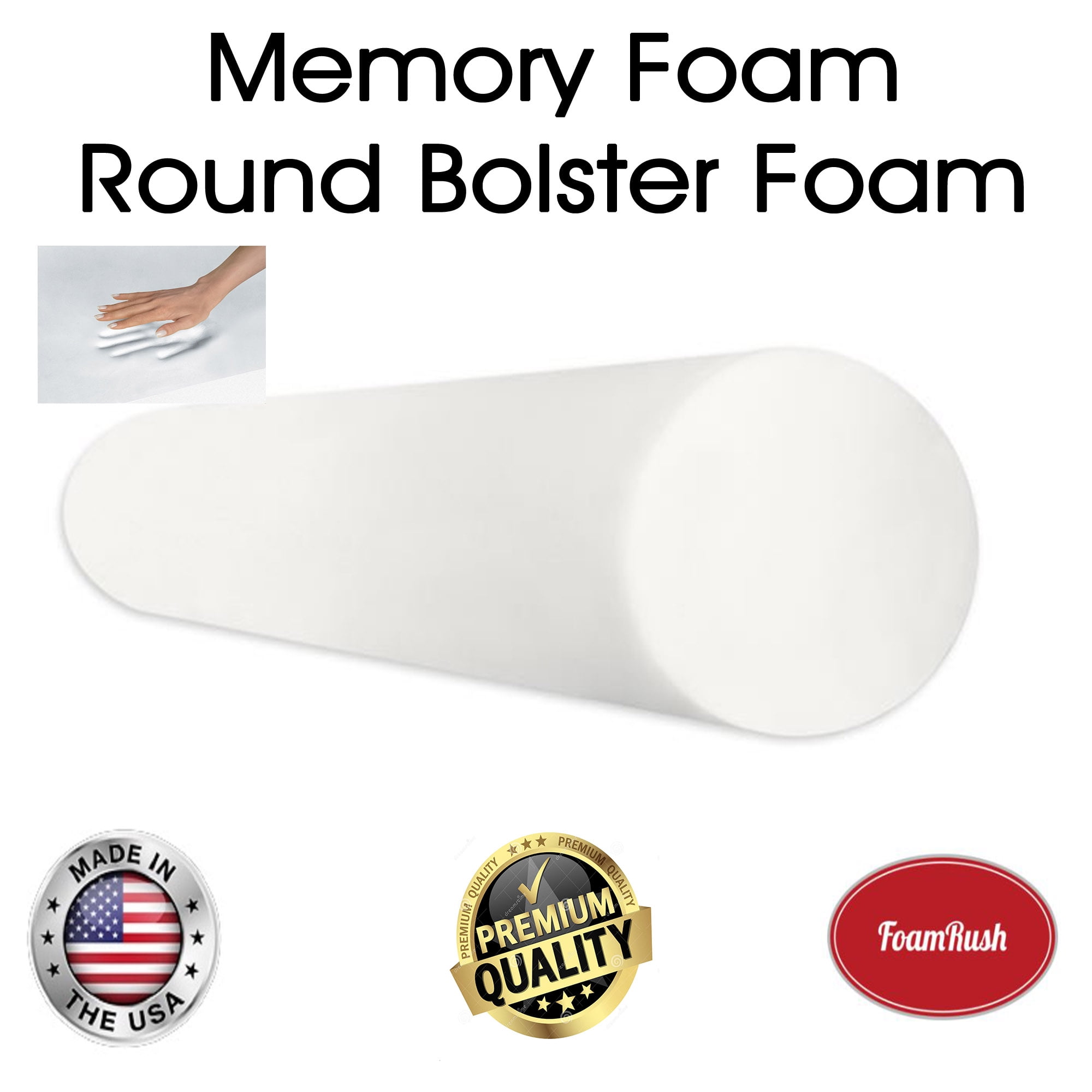 8 x 16 Foam Roller Vinyl Covered Foam Positioning Roll//Bolster Pillow//Cylinder Pillow
