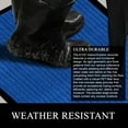 thumbnail image 4 of A1HC Indoor Outdoor Mat, Front and Back Entrance Welcome Mats, Front Door Patio Mats 24x36 Inches, Non-Slip Easy Clean Entrance Washable Large Size Doormat, Blue Stripe, 4 of 8