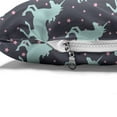 thumbnail image 4 of Unicorn Pet Bed, Magic Horse Twinkle Little Spot Stars and Dark Background Art, Chew Resistant Pad for Dogs and Cats Cushion with Removable Cover, 24" x 39", Dark Blue and Pink, by Ambesonne, 4 of 4