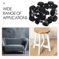 thumbnail image 2 of WEUVEB Adjustable Black Patio Furniture Leg Levelers, 16 Pieces for Furniture and Appliances Stability, 2 of 8