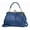 Blue, variant on Handbag for Women Leather Shoulder Bag Kiss Lock Top Handle Satchel Purse Vintage Crossbody Bag Evening Clutch Purses