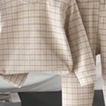 thumbnail image 4 of Splozh Baby Boy Winter Shirts with Pants 2Pcs Infant Toddler Winter Outfits Long Sleeve Pullover and Pants 2Pcs New Born Clothes Baby Boy,Khaki,6-12 Months, 4 of 5