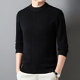 thumbnail image 6 of Men's Autumn/Winter Round Neck Warm Knitted Sweater-Pure Wool Sweater, 6 of 8