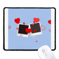 thumbnail image 1 of September Music Photo Valentines Day Mousepad Stitched Edge Mat Rubber Gang Pad, 1 of 2