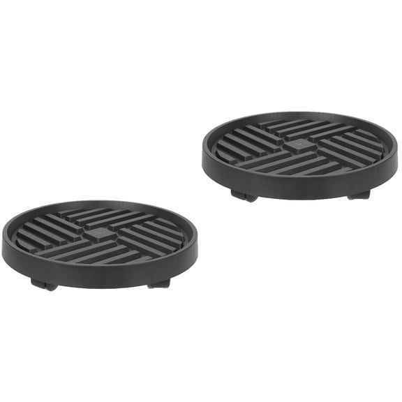 FRCOLOR 2 Sets  of Plant Tray with Wheels Planter Holder Planter Stand Flowerpot Tray Heightened Movable Flowerpot Tray