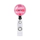 thumbnail image 3 of Porta credencial retráctil de nailon Yuyangstore para mujeres y hombres Rosa, 3 of 8