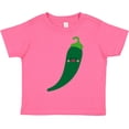 thumbnail image 3 of Inktastic Green Chili Pepper Kawaii Boys or Girls Toddler T-Shirt, 3 of 5
