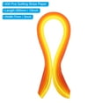 thumbnail image 2 of Uxcell 390 x 7mm Rainbow Quilling Strips Paper, Gradient Yellow 400 Pcs, 2 of 5