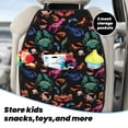 thumbnail image 3 of Uemuo Animals Under Water Printed Car Back Seat Protector,2 Pcs Backseat Car Organizer, Kick Mats Back Seat Protector , Back Seat Organizer for Kids, 3 of 8