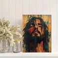 thumbnail image 2 of Qisvanset 12x16 Inch 2D Flat Framed Canvas Art, Abstract Colorful Horse Trio Brush Stroke Farmhouse Living Room Wall Art, 2 of 5