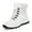 White, variant on Stepedia Women's Snow Boots Cozy Insulated Faux Fur Lined Waterproof Mid-Calf Winter Boots, Black