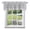 Gray, variant on Gray Window Valance for Kitchen, Boho Diamond Pattern Border Rustic Southwestern Rod Pocket Short Curtains for Small Windows, Light Filtering Decorative Valances, 42 x 12 Inches