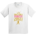 thumbnail image 3 of Inktastic Karate Princess Girls Martial Arts Youth T-Shirt, 3 of 5