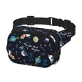 thumbnail image 2 of Fotbe Space Cangurera Cuadrada con Estampado de Doble Capa, Bolsa de Cintura Ajustable Mini para Hombres y Mujeres, 2 of 9