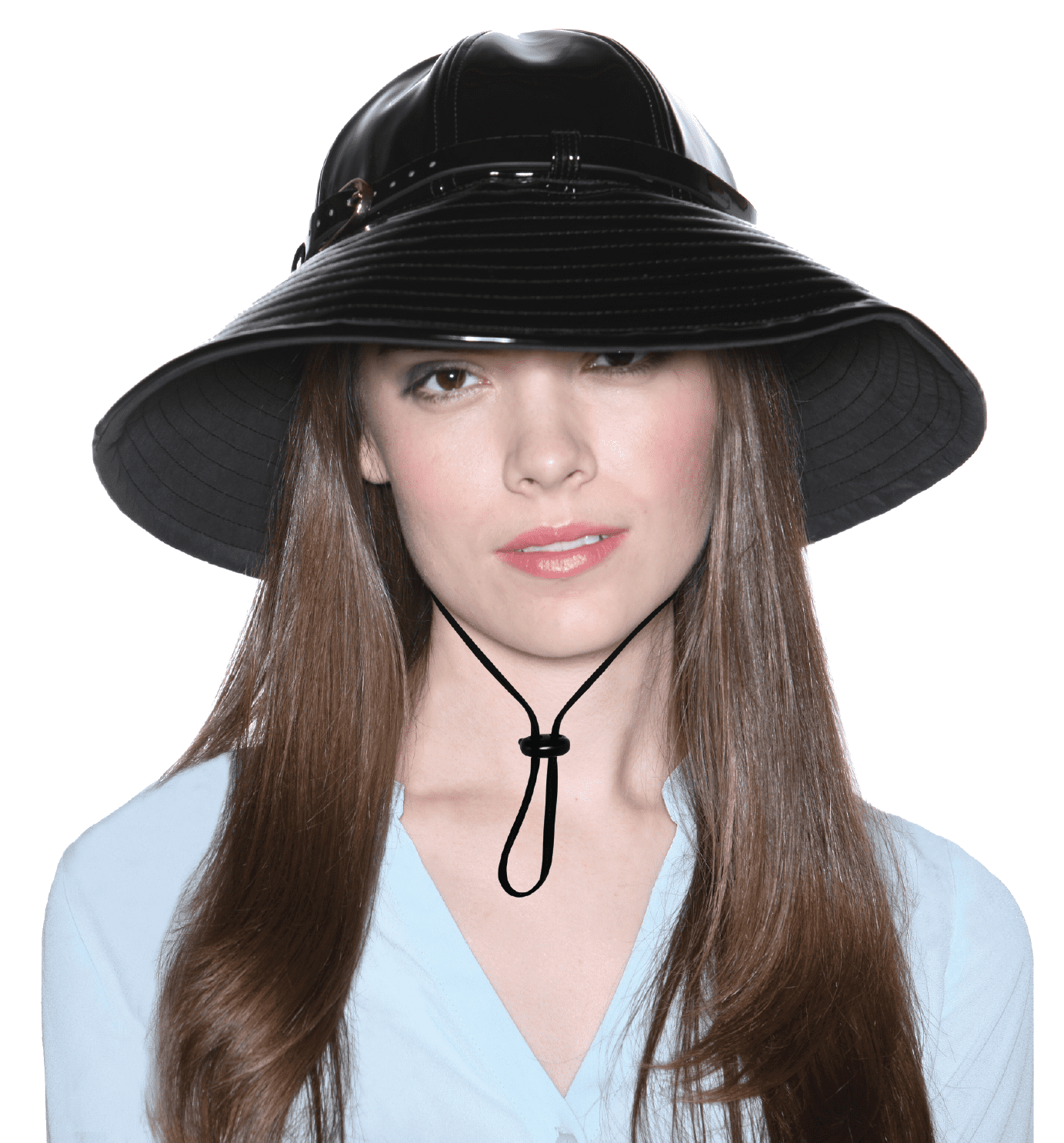 VINRELLA Rain Hat for Woman with Adjustable Chin Strap One Size Fits All,