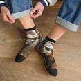 thumbnail image 3 of Naloa American Wildlife Deer Forest Ankle Socks for Women Non Slip Socks No Show Socks Classic Low Cut Casual Socks Casual Socks, 3 of 7