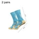 thumbnail image 2 of 2 pares de calcetines deportivos antideslizantes con agarre de goma antideslizante para fútbol, rugby, baloncesto, correr, yoga, 2 of 5